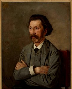 Stanisław Lentz - Portrait of Daniel Filleborn - MP 73 MNW - National Museum in Warsaw