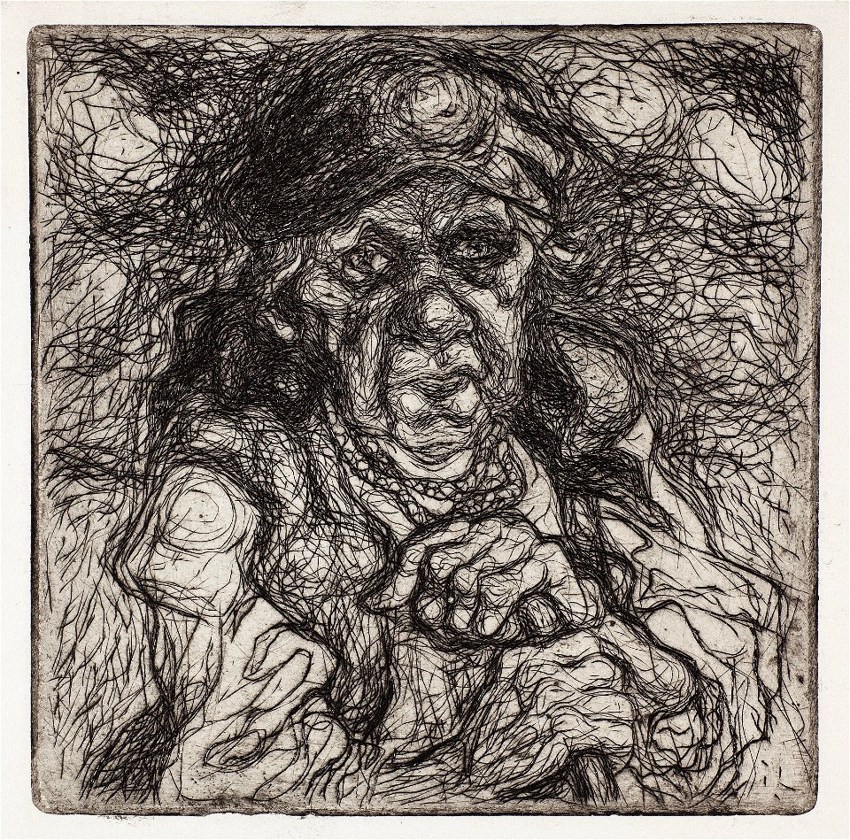 Stanisław Osostowicz - Stara wieśniaczka - Google Art Project