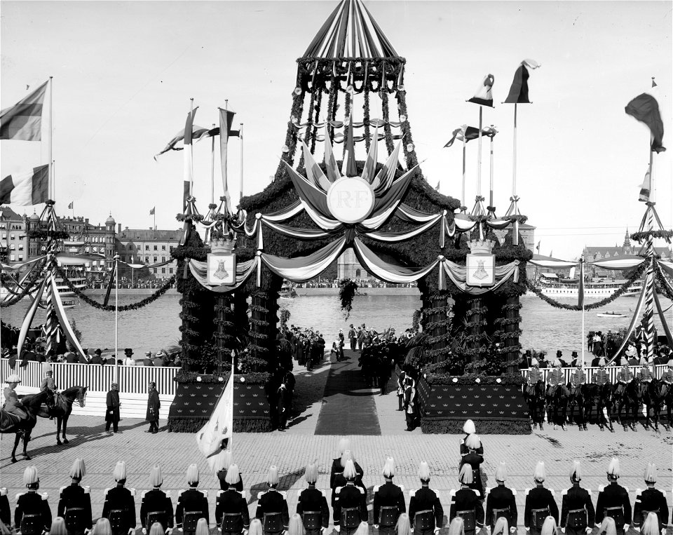 Statsbesök av president Fallières 1908 - Livrustkammaren - 54174