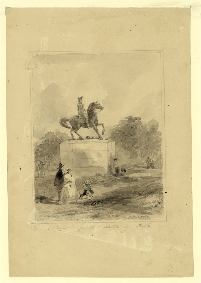 Statue of George Washington by Clark Mills LCCN2004661970