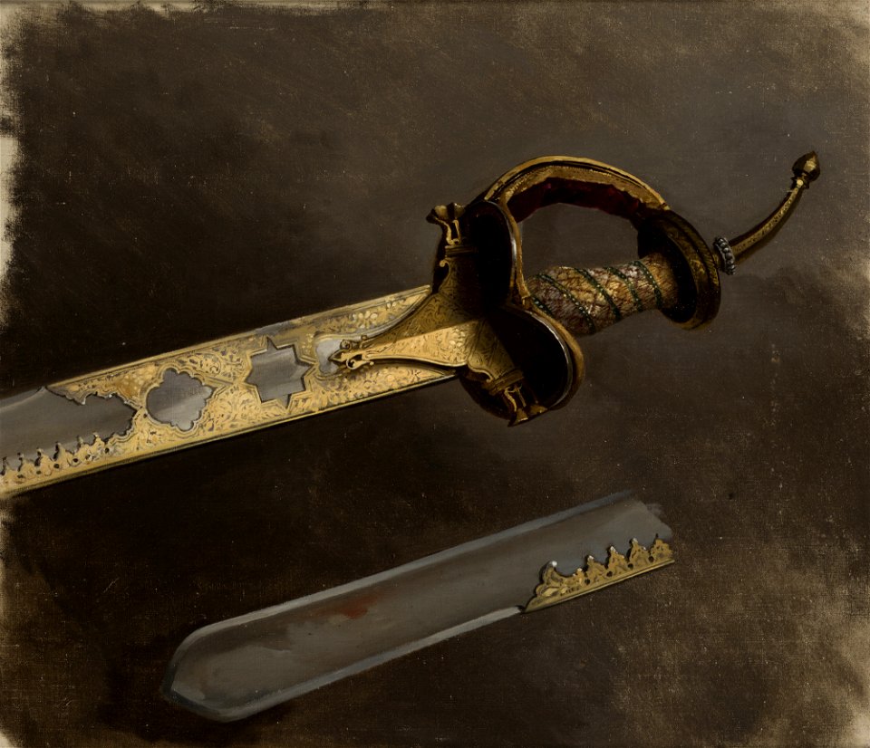 Stanisław von Chlebowski - Study of a Sabre - MNK II-a-77 - National Museum in Kraków
