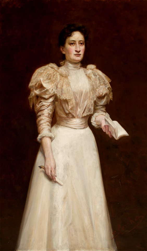 Stanisław Cercha - Portrait of Antonina Schmidt - MNK II-a-319 - National Museum Kraków