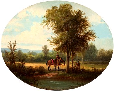 John Mix Stanley - A Morning in Milk River Valley