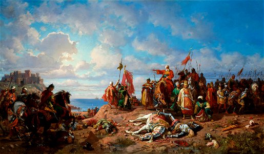 Stanisław von Chlebowski - Death of Władysław Jagiellon near Varna - MNK II-a-280 - National Museum in Kraków