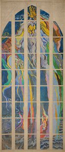 Stanisław Wyspiański - God the Father – Design to the Stained-Glass Window for the Franciscan Church in Krakow - MNK II-b-514 - National Museum Kraków