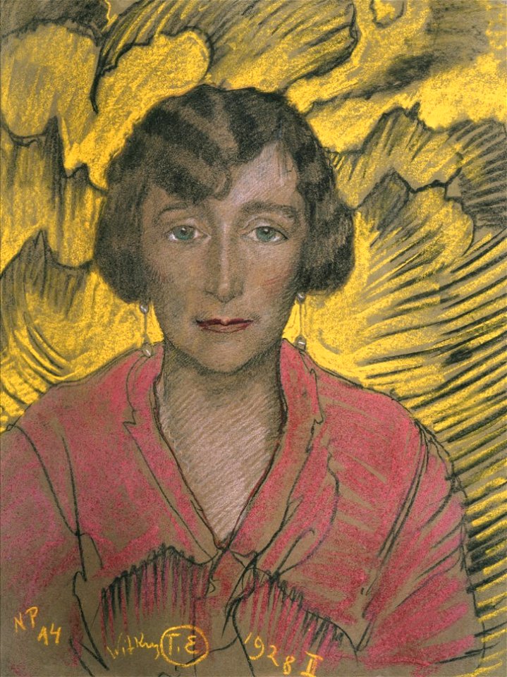 Stanisław Ignacy Witkiewicz Portret kobiety 1928 Muzeum Śląskie Katowice