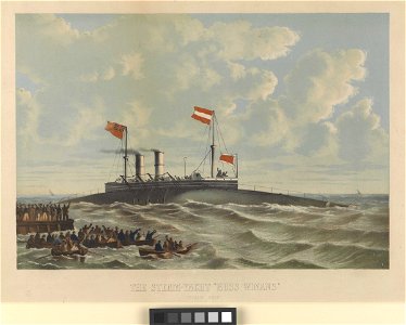 Steam yacht Ross Winans (cigar ship) Built at Mr Hogarths works Cubitt Town, Millwall RMG PY0482