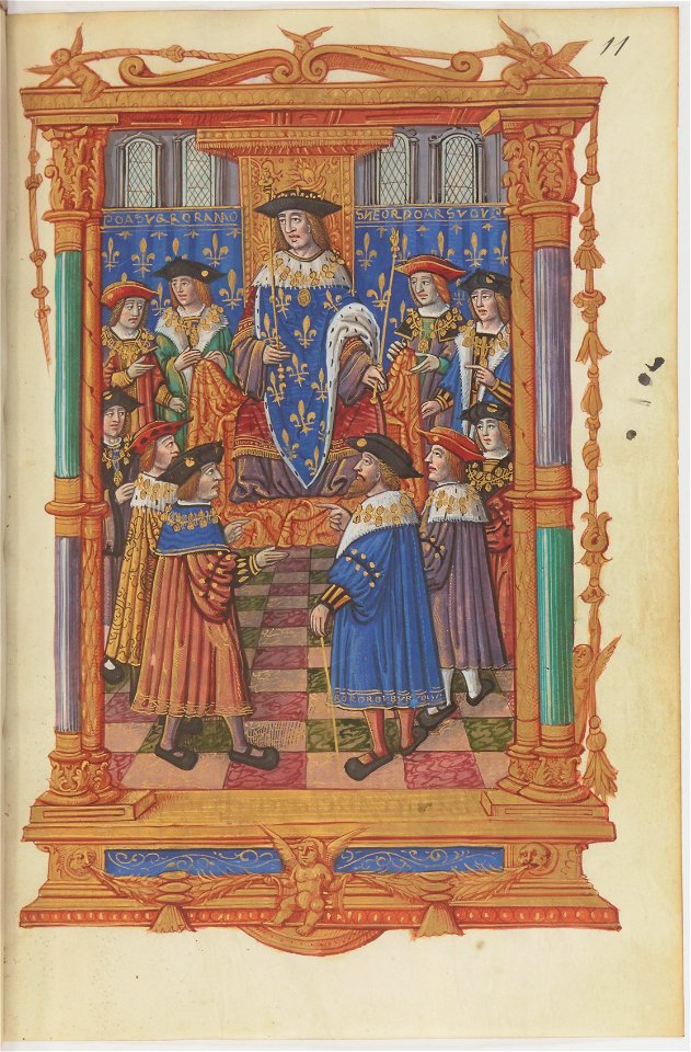 Statuts de l'ordre de Saint-Michel - BNF Fr19815 f11r