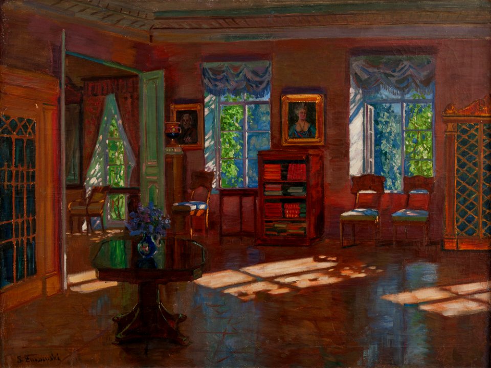 Stanisław Żukowski - Old Library - MNK II-b-138 - National Museum in Kraków