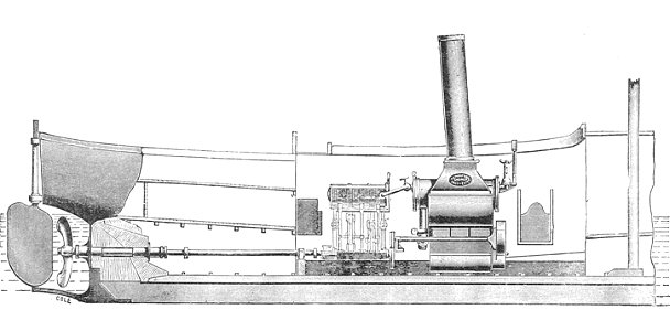 Steamboat plant, with Mumford boiler (Rankin Kennedy, Modern Engines, Vol V)