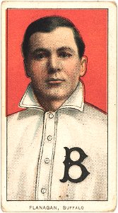 Steamer Flanagan, Buffalo Team, baseball card portrait LCCN2008676922