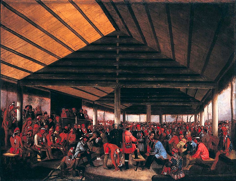 John Mix Stanley - International Indian Council (Held at Tallequah, Indian Territory, in 1843) - 1985.66.248,934B - Smithsonian American Art Museum
