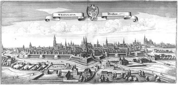 Statt Breßlau im Prospect (Merian)