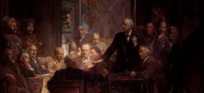 Statesmen of World War I by Sir James Guthrie - Detail