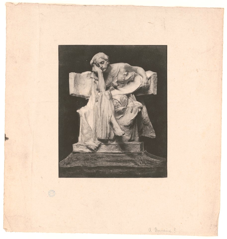 Statue of a seated man LCCN2003677540