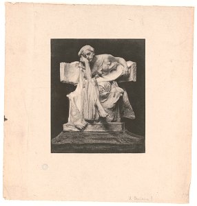 Statue of a seated man LCCN2003677540