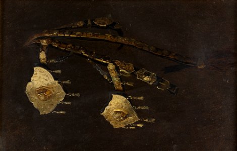 Stanisław von Chlebowski - Study of a Fragment of the Turkish Horse Bit from the 17th C. - MNK II-a-82 - National Museum in Kraków