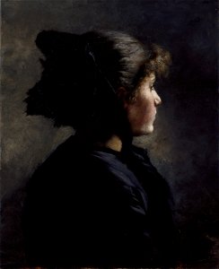 Theodore Clement Steele - Munich Girl - 21.11 - Indianapolis Museum of Art