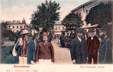 Stanisławów. Plac Franciszka Józsefa