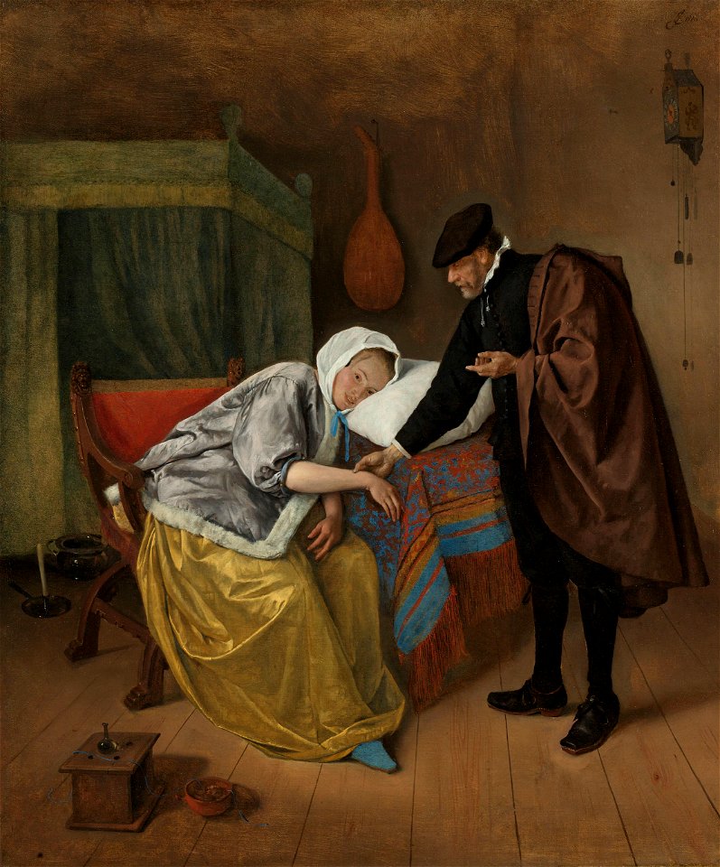 De zieke vrouw Rijksmuseum SK-C-230