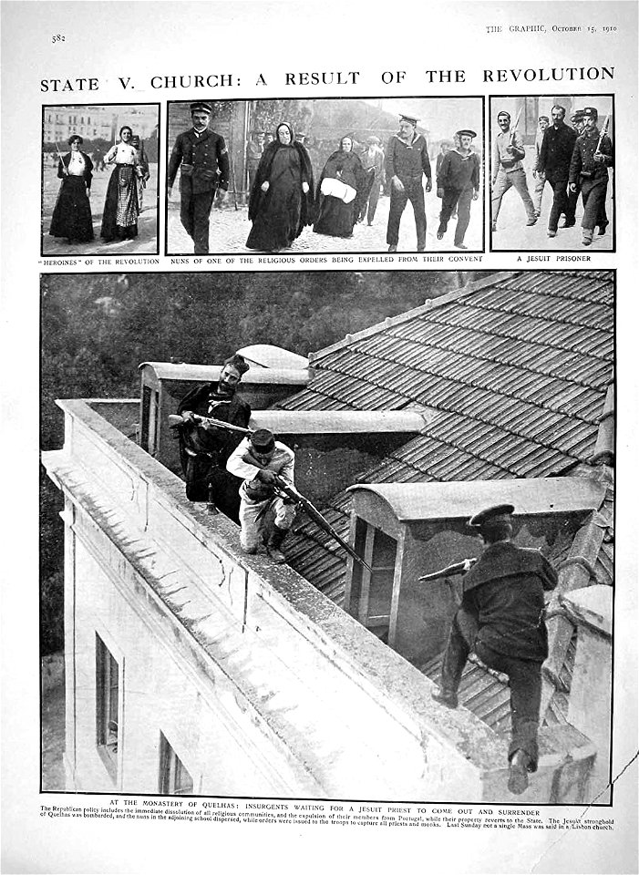 State V. Churchː A Result of the Revolution - The Graphic 1910