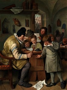 Jan Steen - The Village School (National Gallery of Ireland)