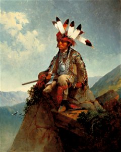 Young Chief by John Mix Stanley, 1868, oil on canvas