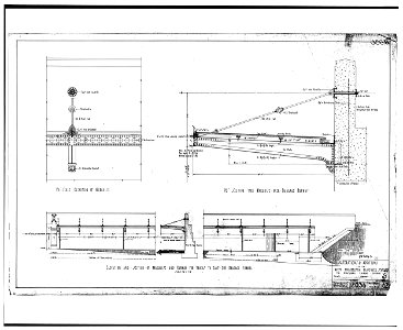 STATION BUILDING Elevation and Section of Marquise and Runway for Trucks to East End Baggage Tunnel Alterations and Additions (dated 7 17 14) - North Philadelphia Station