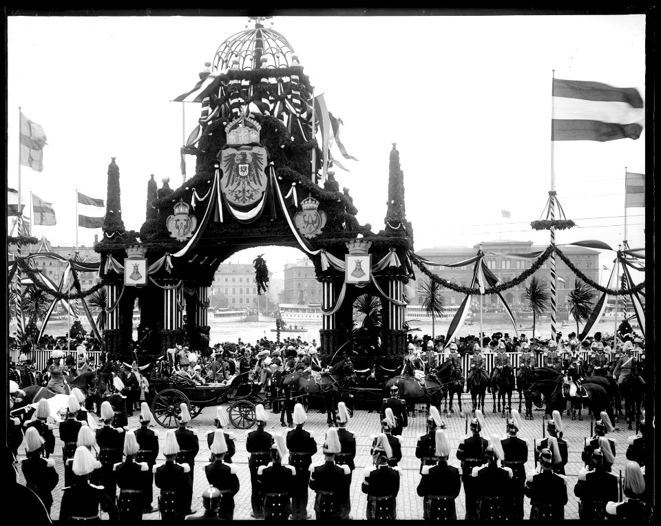 Statsbesök kejsar Wilhelm II 1908 - Livrustkammaren - 28494