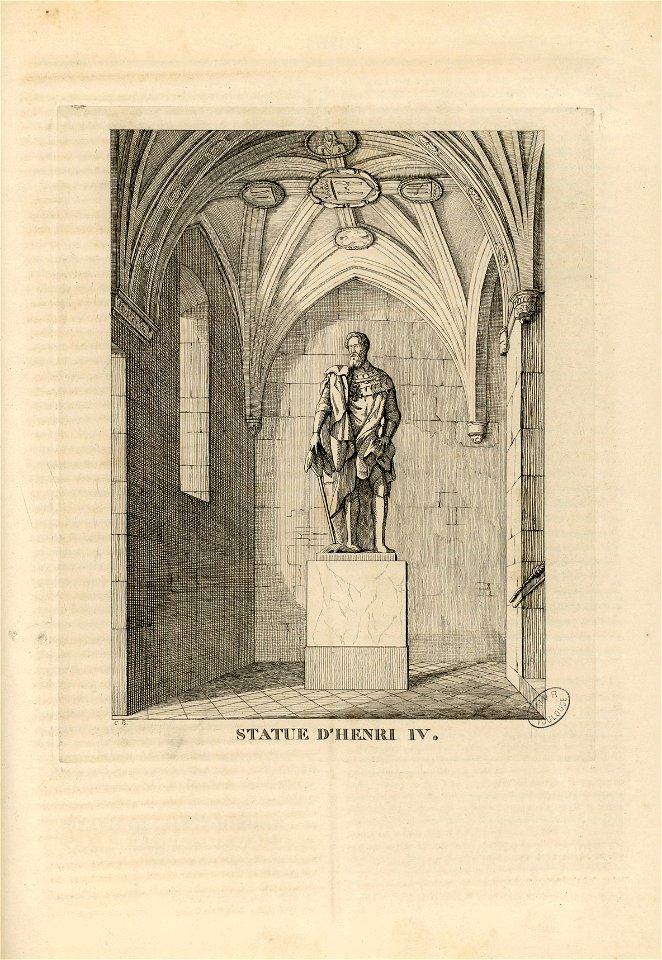 Statue d'Henri IV - Fonds Ancely - B315556101 A PELERIN 168