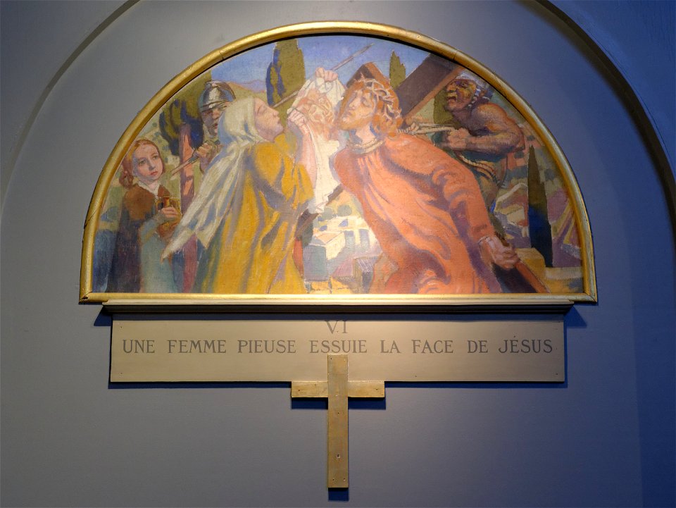 Station VI Via Crucis chapel Musée départemental Maurice Denis Le Prieuré
