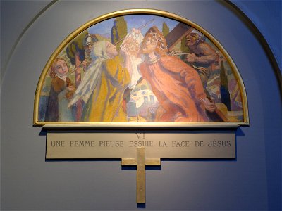 Station VI Via Crucis chapel Musée départemental Maurice Denis Le Prieuré