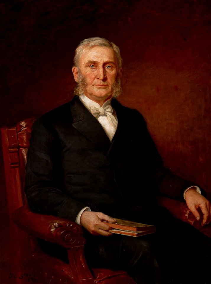 Theodore Clement Steele - Portrait of Reverend Nathaniel A. Hyde - 95.2 - Indianapolis Museum of Art