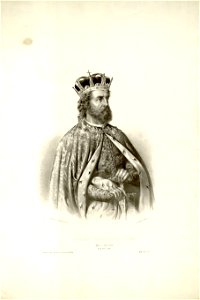 Stefan Milutin, by Anastas Jovanović, 1852