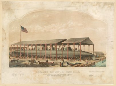 Steamer Keokuk (iron clad.) Launched December 6th. 1862 LCCN2003680604