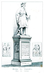 Statue de Conradin (Eglise del Carmine) - Godard - Faultrier Victor - 1857