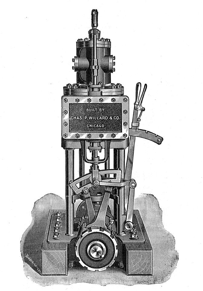 Steeple compound marine steam engine (New Catechism of the Steam Engine, 1904)