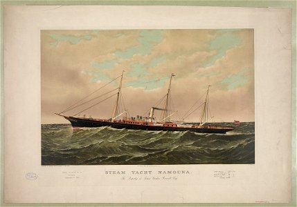 Steam yacht Namouna- the property of James Gordon Bennett, Esq. LCCN2001706281