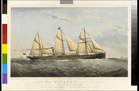 Steam Ship 'Viceroy', 2225 Tons, 240 H.P. J. H. Taylor Commander RMG PY9328