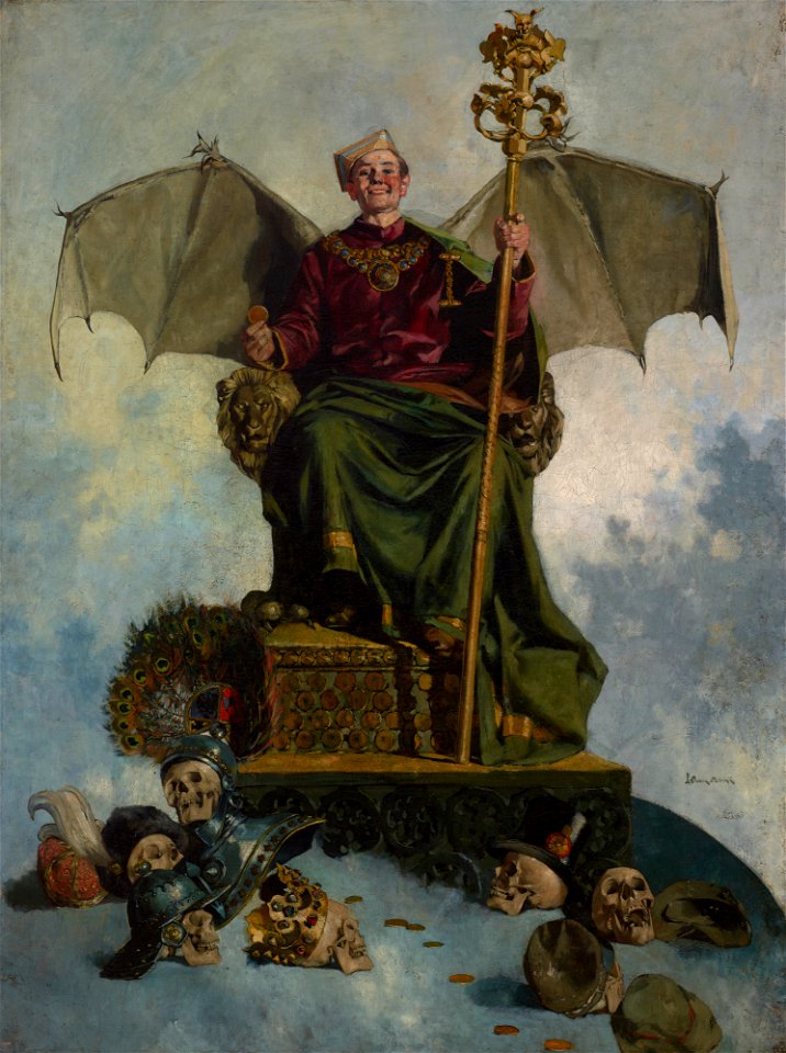 Stasiak, Ludwik (1858-1924) - Alegory of Satan (Lord of the World) - MNK II-b-3252 - National Museum Kraków