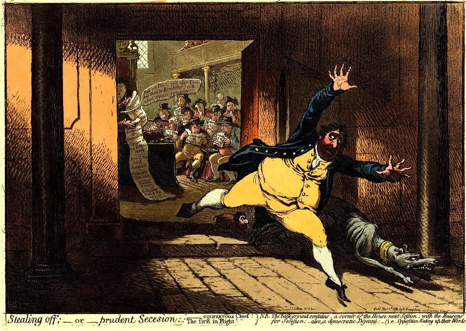 Stealing Off;-or-Prudent Secession; (BM 1868,0808.6785)