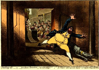 Stealing Off;-or-Prudent Secession; (BM 1868,0808.6785)