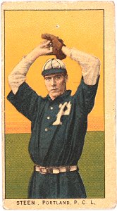 Steen, Portland Team, baseball card portrait LCCN2008677316
