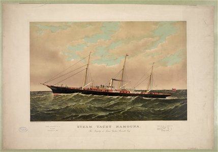 Steam yacht Namouna- the property of James Gordon Bennett, Esq. LCCN2001706281