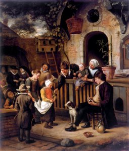 Jan Steen - The Little Alms Collector