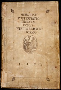 Steiner Memoriae domus Wirtembergicae 001