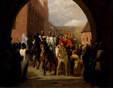 Carl Steffeck - Einzug der Ordensritter in die Marienburg (1884)