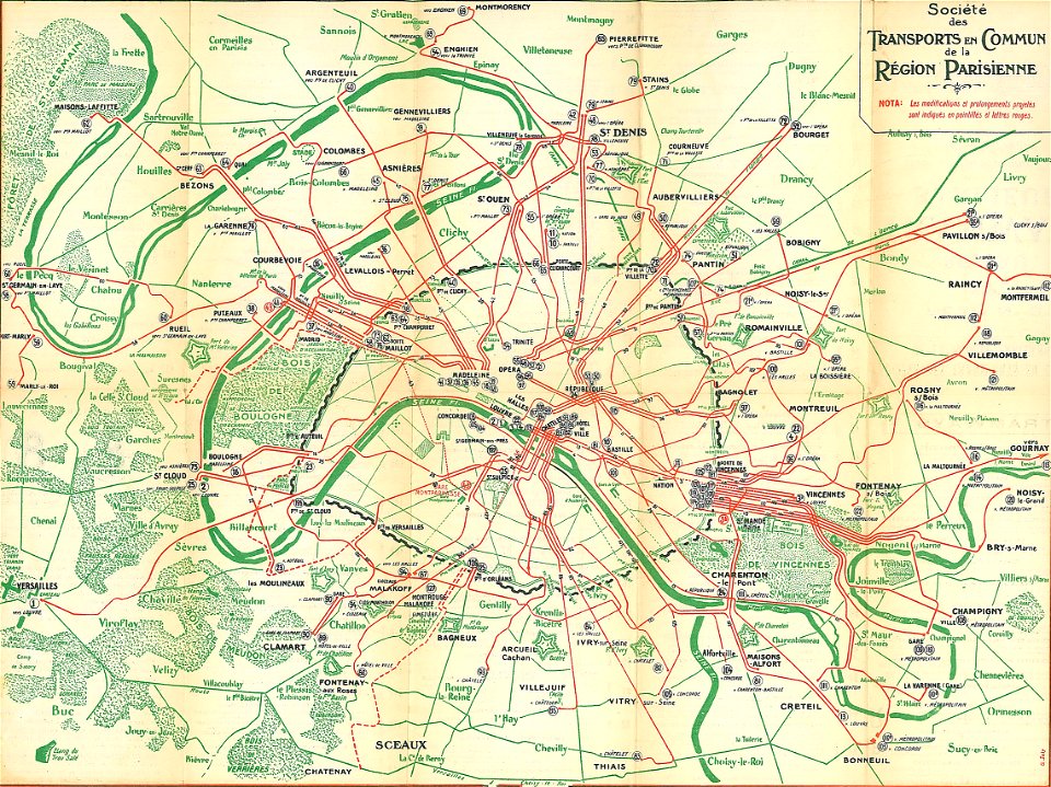 STCRP Tramways Banlieue 1921