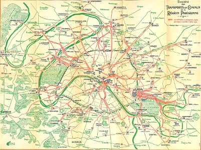 STCRP Tramways Banlieue 1921