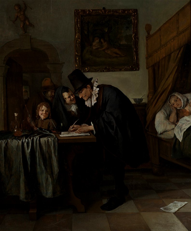 Jan Havicksz. Steen - The Doctor's Visit - Google Art Project